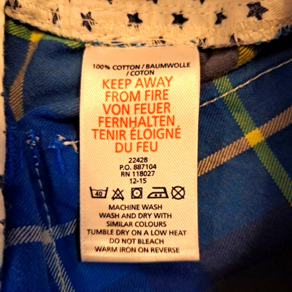 Mini Boden Blue Plaid Cargo Shorts Size 9 - Picture 4 of 5